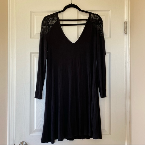 NWOT AEO Swing Midi with Exposed Lace Shoulders - Picture 12 of 16